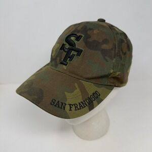 Lanza USA San Francisco SF Camouflage Baseball Cap Adjustable Strap Embroidered